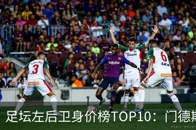 足坛左后卫身价榜TOP10：门德斯居首，英超5人上榜
